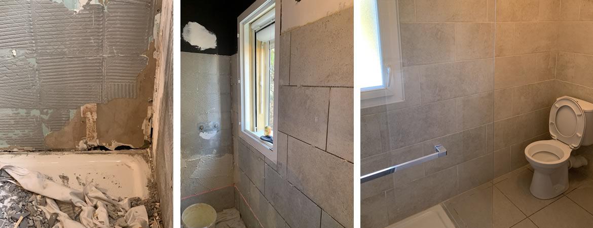 Maçon : Travaux de rénovation, salle de bains, Gard, Vaucluse